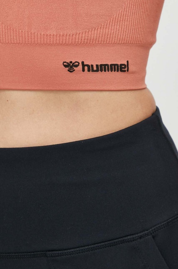 Hummel sportski grudnjak hmlTIF SEAMLESS SPORTS TOP 210490 narančasta