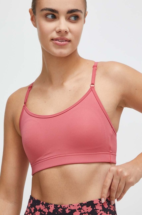 Αθλητικό σουτιέν Casall χωρίς μεταλλικές μπανέλες ροζ 19986