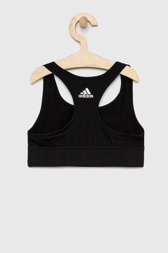 Detská športová podprsenka adidas G LIN CR IC3155 čierna SS23