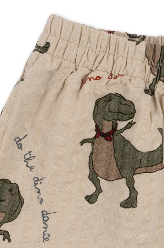 Chłopiec Konges Sløjd szorty piżamowe dziecięce KS4438 beżowy