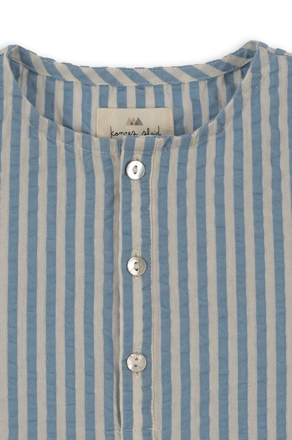 Chłopiec Konges Sløjd t-shirt piżamowy dziecięcy KS4439 niebieski
