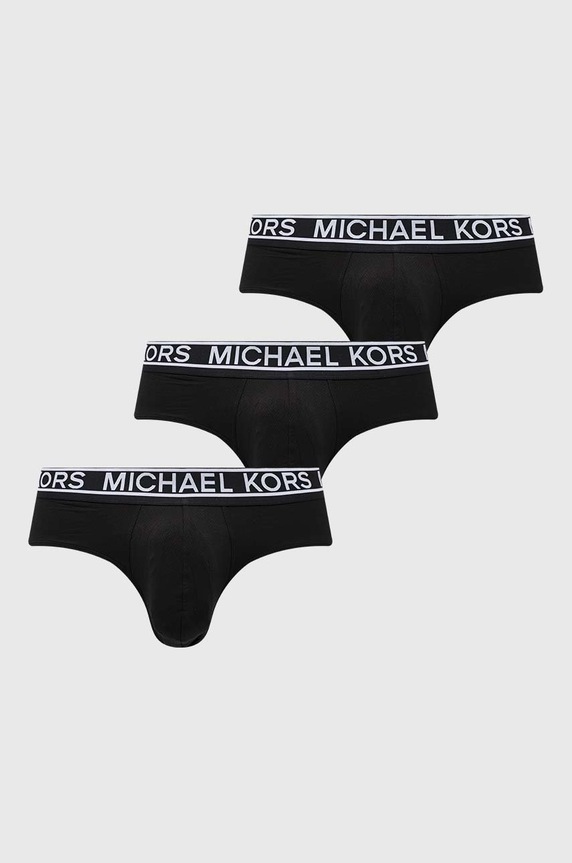Michael Kors slip 3-pack slipuri negru 6BR1L11133