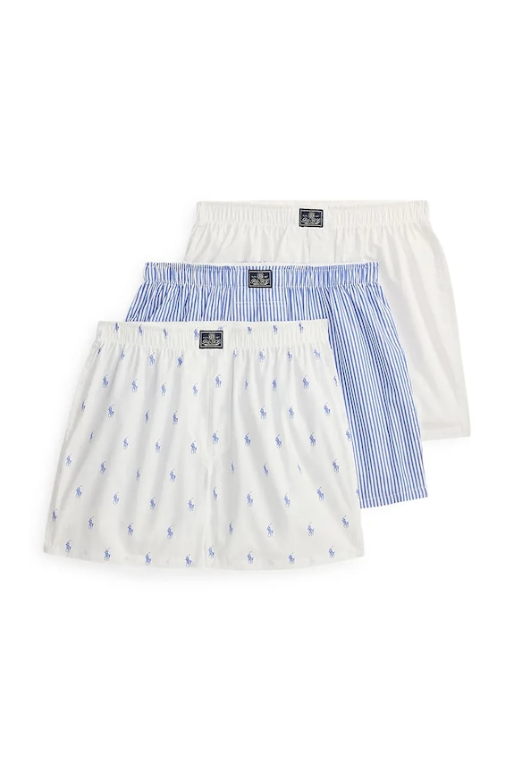 Polo Ralph Lauren μποξεράκι ανδρικό βαμβακερό 3-pack βαμβάκι λευκό 714830273