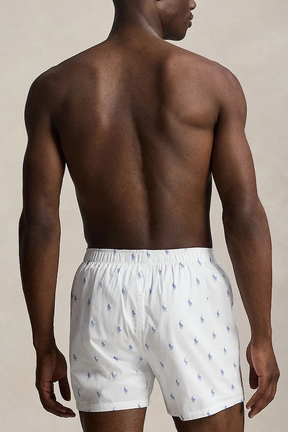 Ρούχα Polo Ralph Lauren μποξεράκι ανδρικό βαμβακερό 3-pack 714830273 λευκό