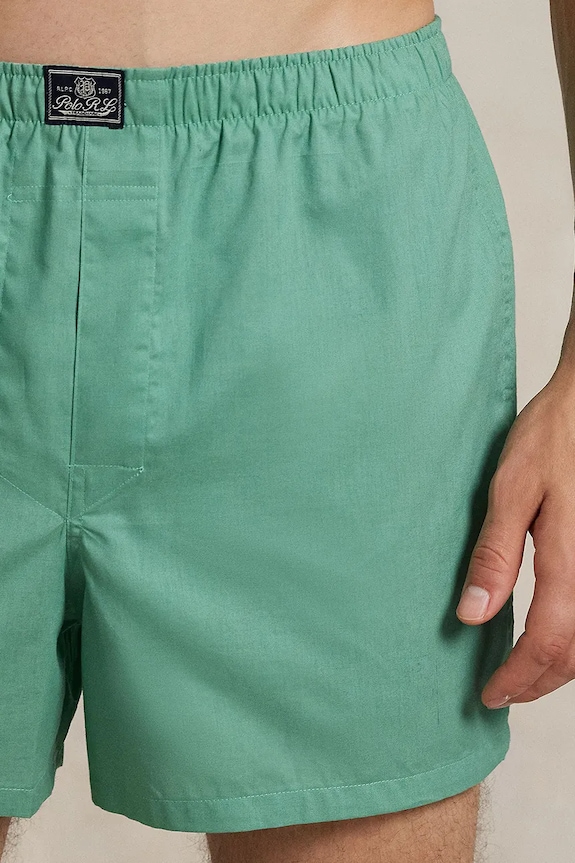 Odzież Polo Ralph Lauren bokserki męskie bawełniane 3-pack 714830273 zielony
