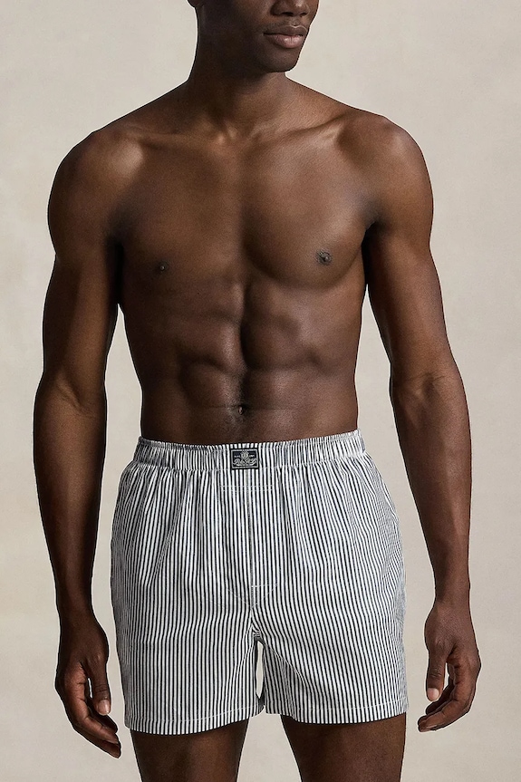 Polo Ralph Lauren boxeralsó férfi pamut 3-as csomag 714830273 fekete
