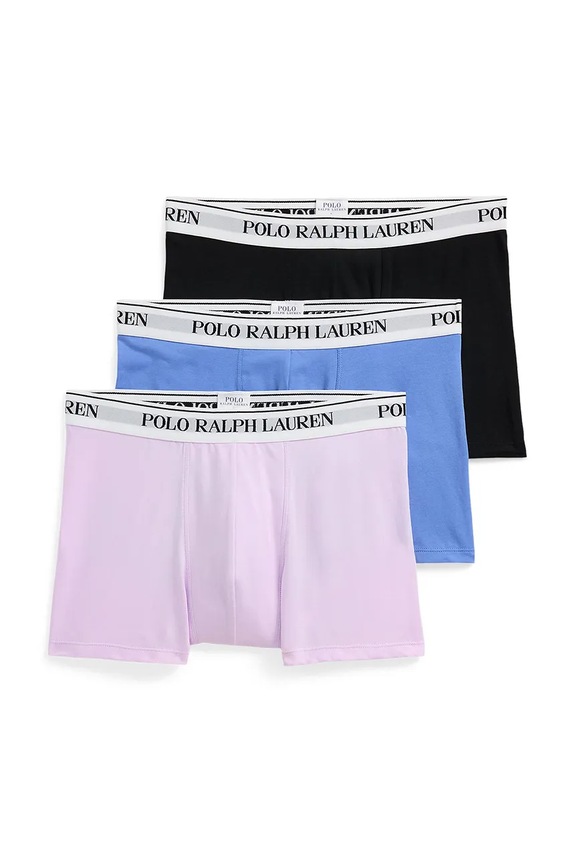 Polo Ralph Lauren boxer briefs cotton with elastane 3-pack all-over print white 714830299