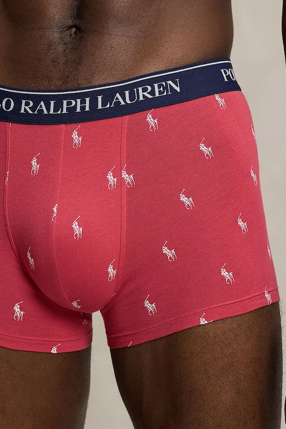 Polo Ralph Lauren férfi boxeralsó pamut elasztánnal 3-as csomag kék 714830299