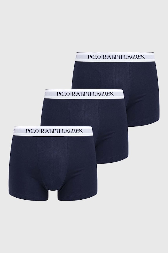 Polo Ralph Lauren bokserki 3-pack wzorzyste granatowy 714830299