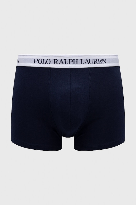 Ruházat Polo Ralph Lauren boxeralsó férfi pamut elasztánnal 3-as csomag 714830299 sötétkék