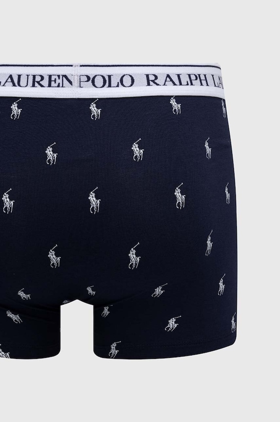 Polo Ralph Lauren boxeralsó férfi pamut elasztánnal 3-as csomag 714830299 sötétkék