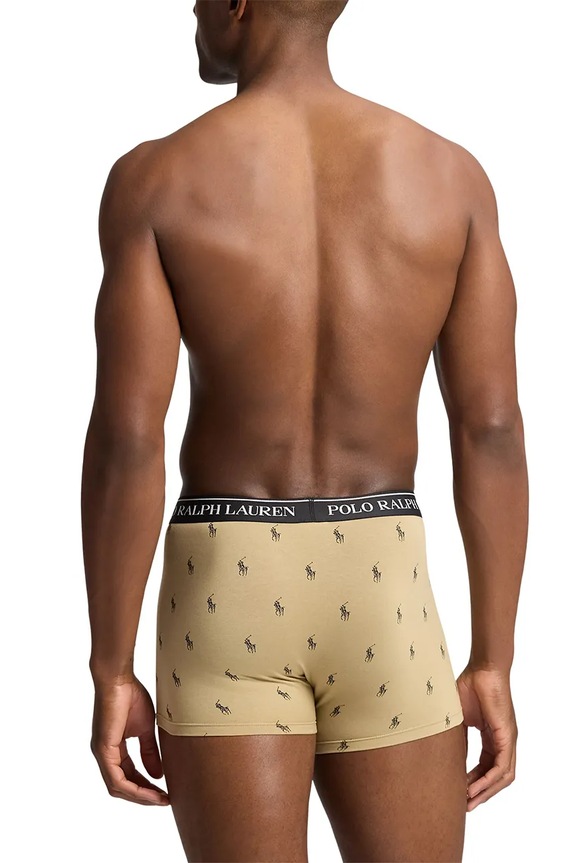 Polo Ralph Lauren boxerky pánské bavlněné s elastanem 3-pack zelená 714830299