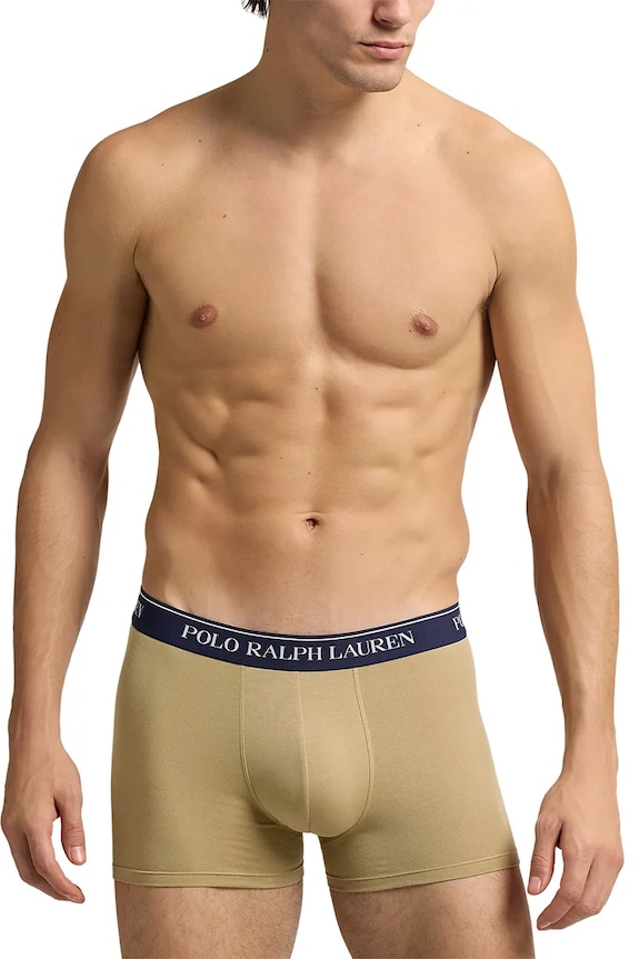 Polo Ralph Lauren boxeralsó férfi pamut elasztánnal 3-as csomag 714830299 bézs SS26