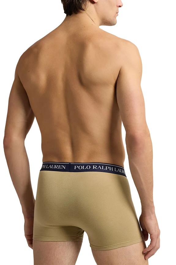 Polo Ralph Lauren boxeralsó férfi pamut elasztánnal 3-as csomag bézs 714830299