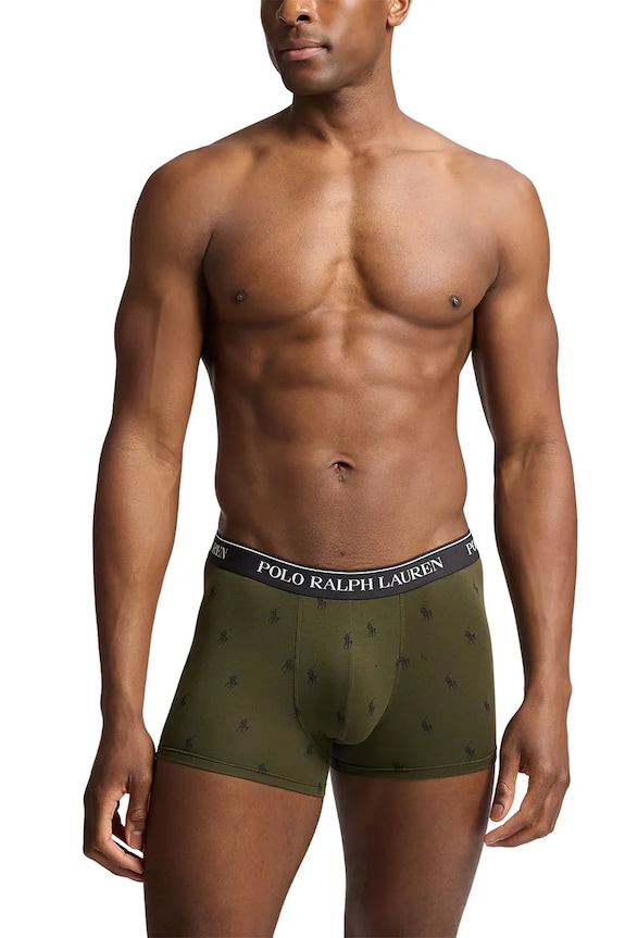 Polo Ralph Lauren Men's cotton with elastane boxer briefs 3-pack 714830299 gray SS26