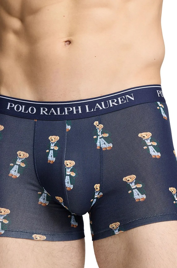 Oblečení Polo Ralph Lauren boxerky pánské bavlněné s elastanem 3-pack 714830299 modrá