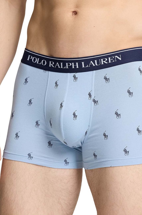 Polo Ralph Lauren boxerky pánské bavlněné s elastanem 3-pack černá 714830299