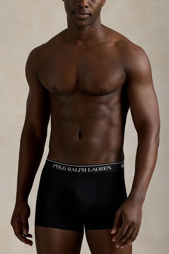 Polo Ralph Lauren boxeralsó férfi pamut elasztánnal 3-as csomag 714830299 fekete