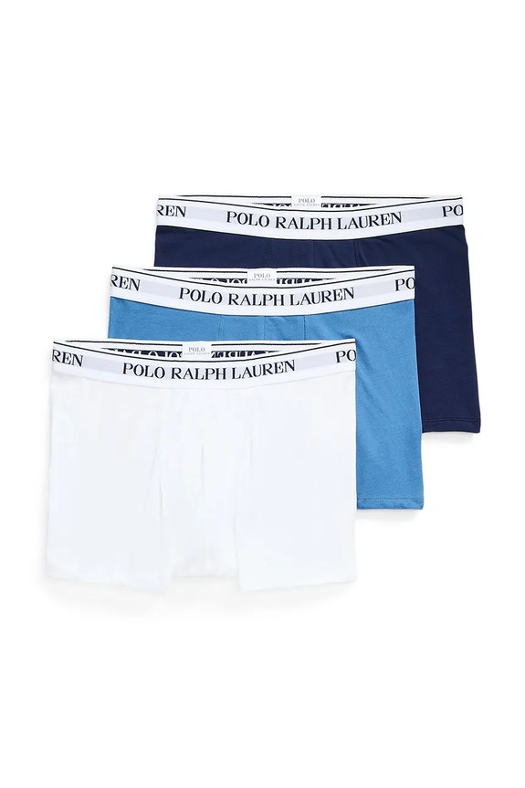 Polo Ralph Lauren boxer briefs cotton with elastane 3-pack all-over print multicolor 714830299