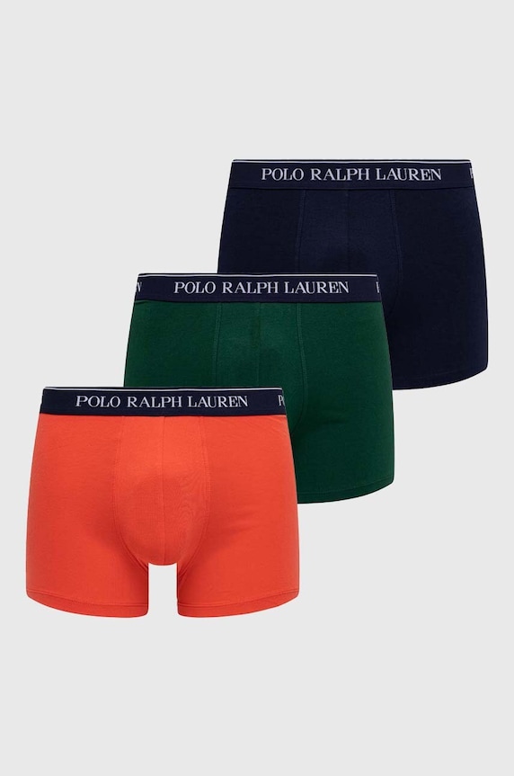 Polo Ralph Lauren boxerky pánske bavlnené s elastanom 3-pak pletenina viacfarebná 714830299