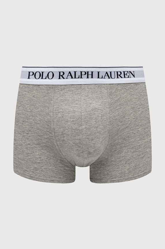 Polo Ralph Lauren μποξεράκι ανδρικό βαμβάκι με ελαστάν 3-pack γκρί 714830299