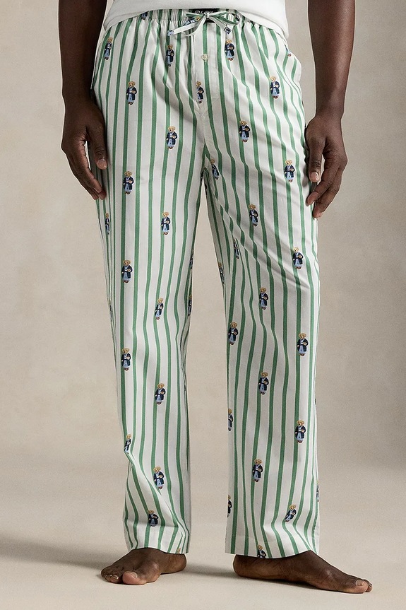 Polo Ralph Lauren pizsama alsó férfi pamut szövet bézs 714899509