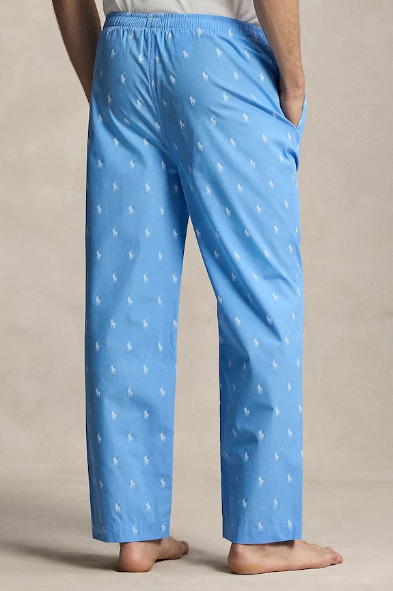 Polo Ralph Lauren pizsama alsó férfi pamut 714899509 kék SS26