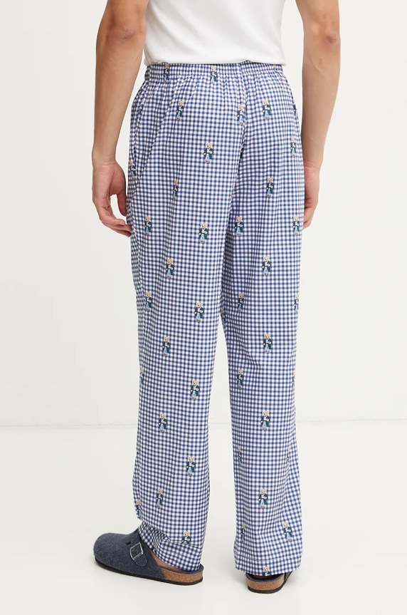 Дрехи Polo Ralph Lauren Долнище на пижама мъжко от памук 714899509 син