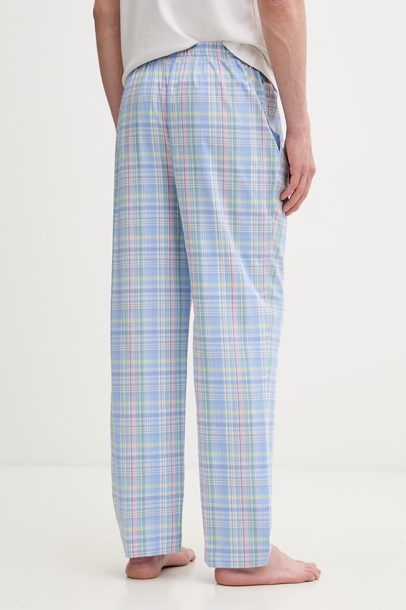 Îmbrăcăminte Polo Ralph Lauren pantaloni de pijama din bumbac bărbați 714899509 albastru