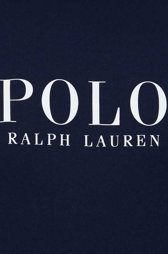 Polo Ralph Lauren longsleeve piżamowy bawełniany 714899614 granatowy