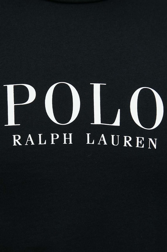 Polo Ralph Lauren longsleeve piżamowy bawełniany 714899614 czarny