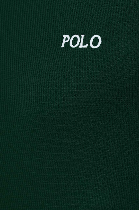 Pyžamové tričko s dlhým rukávom Polo Ralph Lauren 714899615 zelená