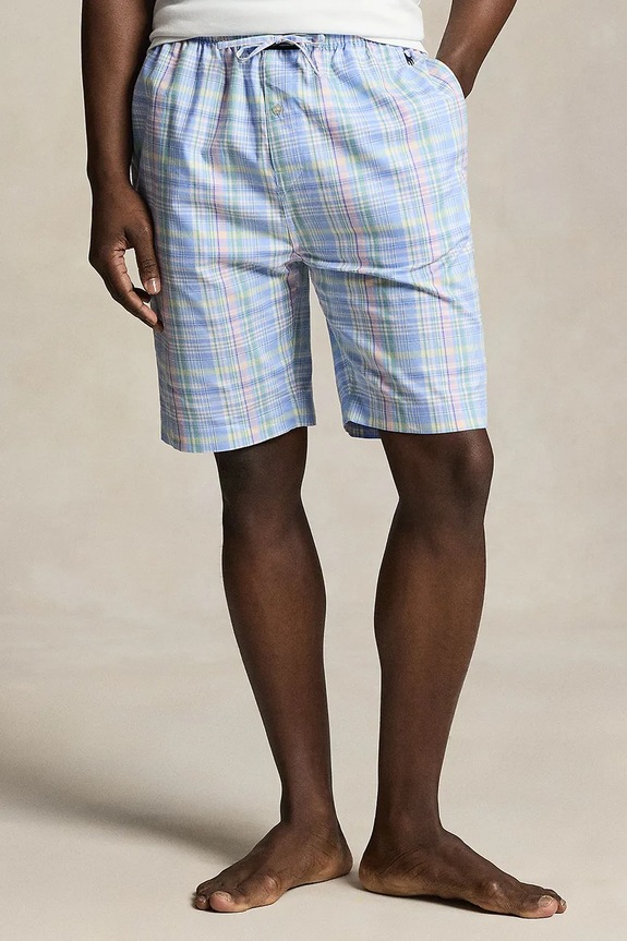 Polo Ralph Lauren pizsama rövidnadrág férfi pamut szövet kék 714899636