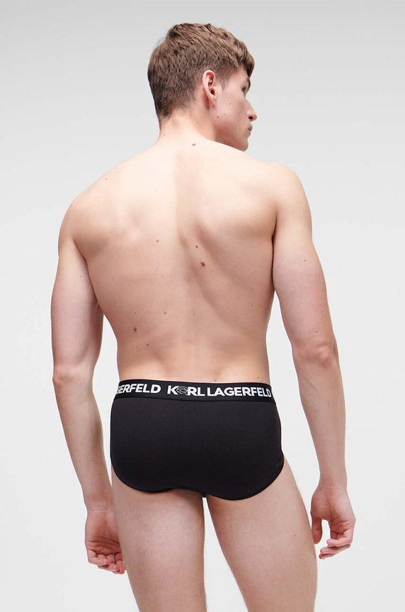 Îmbrăcăminte Karl Lagerfeld slip 3-pack 230M2104 negru