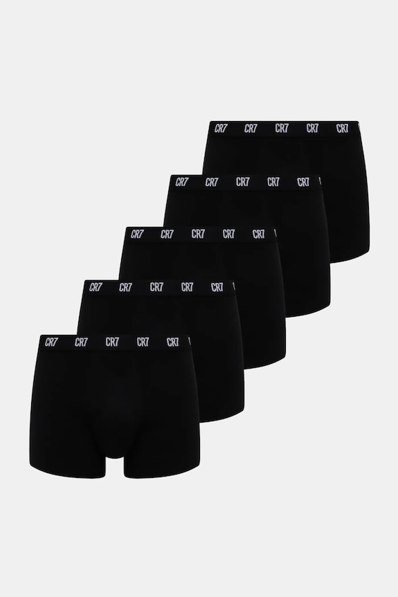 Bokserice CR7 Cristiano Ronaldo 5-pack pletivo crna 8123.49.2902