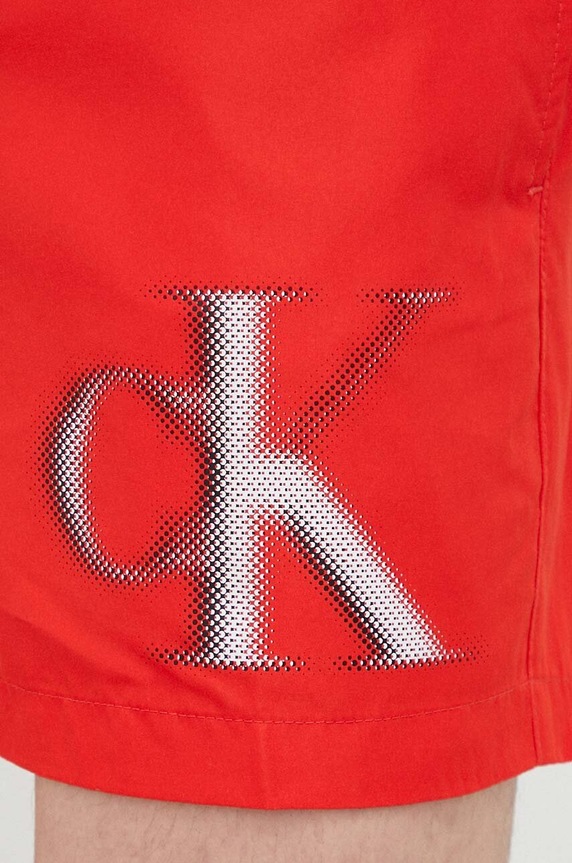 Oblečení Plavkové šortky Calvin Klein KM0KM00800.PPYX červená