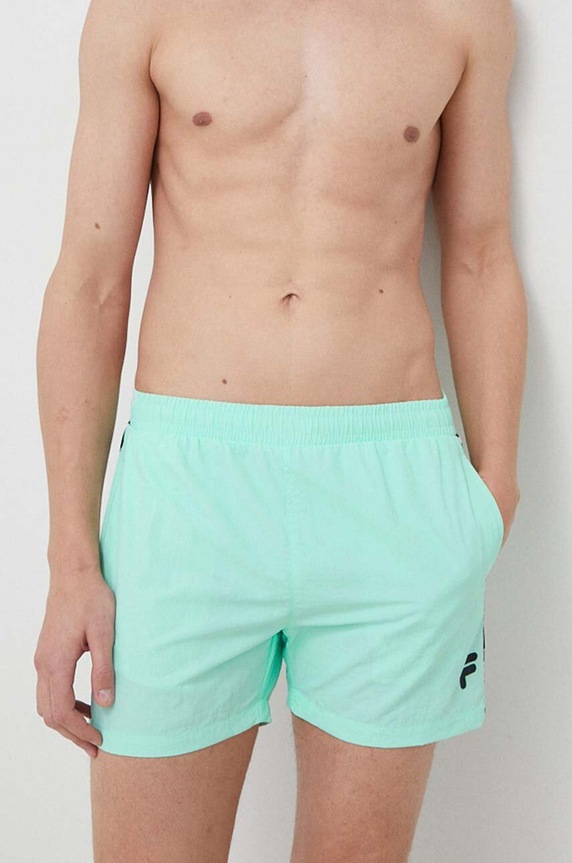 Fila szorty kąpielowe FAM0386 zielony SS23