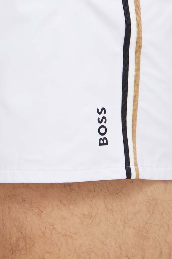 Odzież BOSS szorty kąpielowe męskie Iconic 50491594 biały