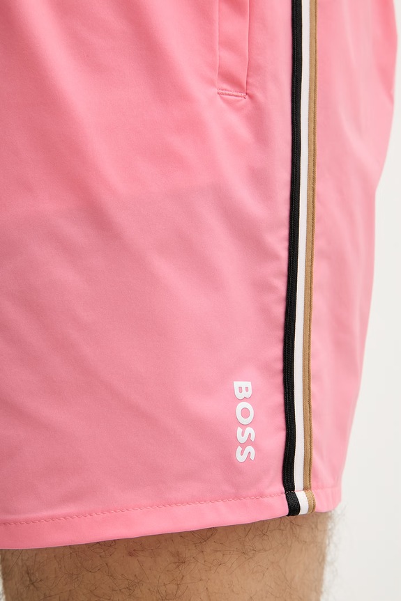 BOSS plavecké šortky pánske Iconic ružová 50491594