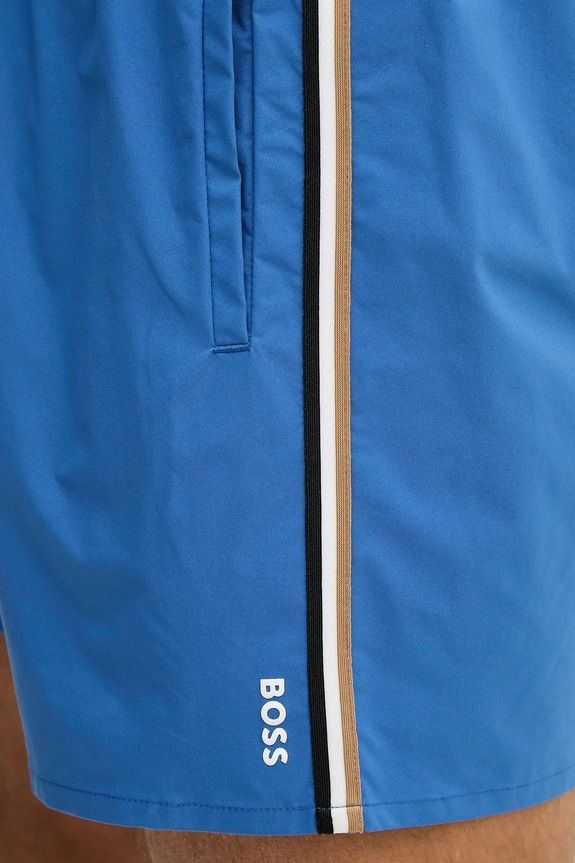 BOSS pantaloni scurți de baie bărbați Iconic albastru 50491594