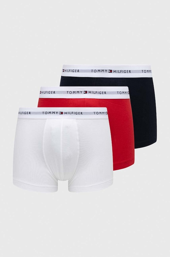 Bokserice Tommy Hilfiger 3-pack bez uzorka šarena UM0UM02761.PPYX