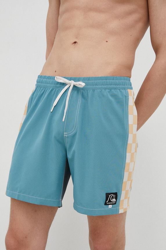 Plavkové šortky Quiksilver EQYJV03995 tyrkysová SS23