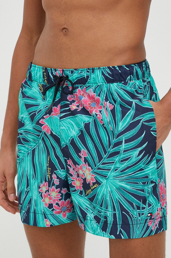 Tommy Hilfiger fürdőnadrág Planet friendly zöld UM0UM02827.PPYX