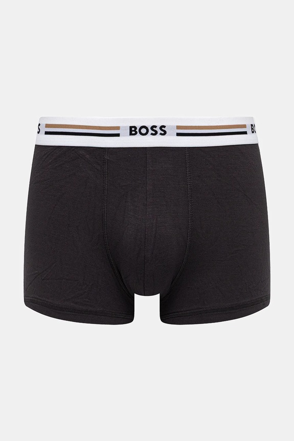 Boxerky BOSS Trunk 3P Revive 3-pack 50492200 bílá AA00