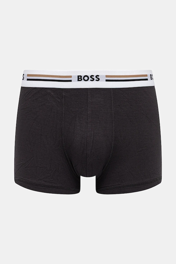 Boxerky BOSS Trunk 3P Revive 3-pack 50492200 bílá AA00