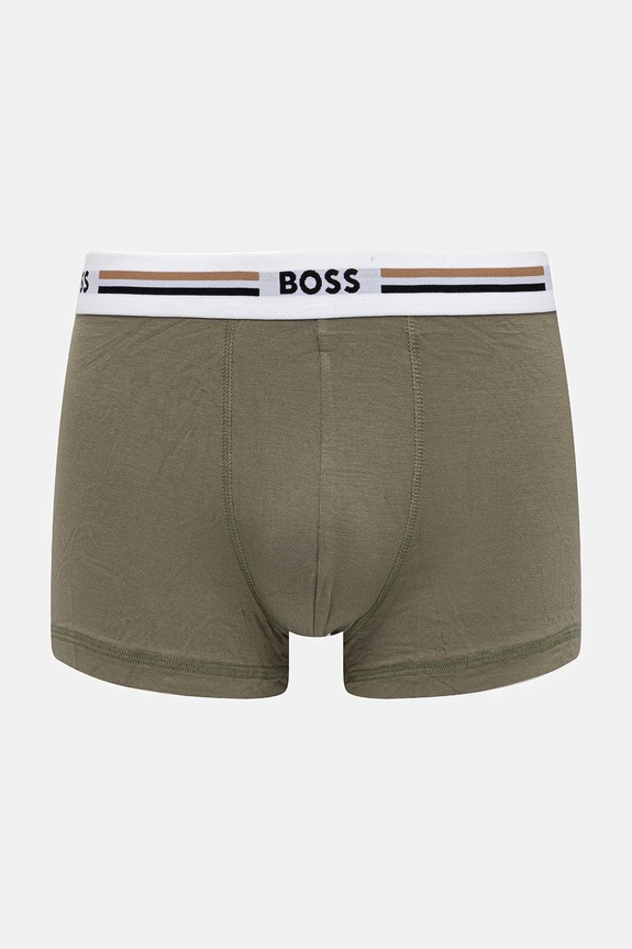 Oblečení Boxerky BOSS Trunk 3P Revive 3-pack 50492200 bílá