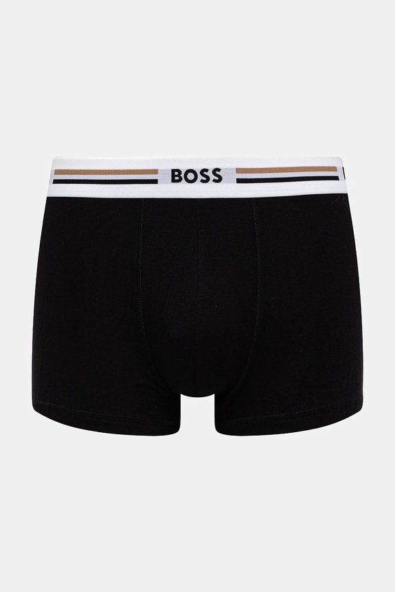 Boxerky BOSS Trunk 3P Revive 3-pack bílá 50492200