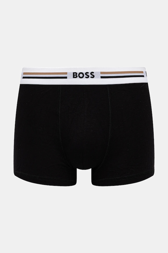 Boxerky BOSS Trunk 3P Revive 3-pack bílá 50492200