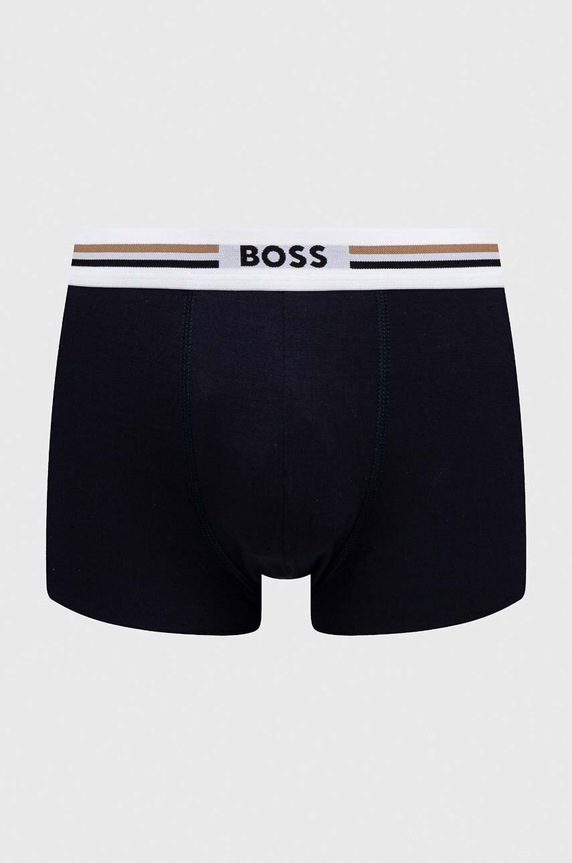 Boksarice BOSS 3-pack Trunk 3P Revive 50492200 mornarsko modra AA00