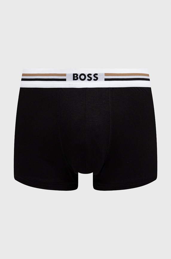 Boxerky BOSS 3-pak Trunk 3P Revive burgundské 50492200
